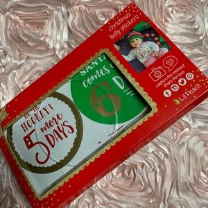 Baby Christmas Belly stickers